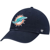 Бейсболка Miami Dolphins 47 Navy Clean Up Alternate