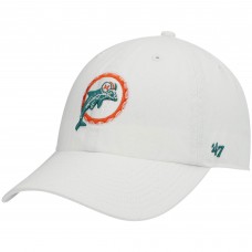 Miami Dolphins 47 Clean Up Legacy Adjustable Hat - White