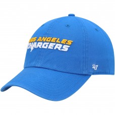 Бейсболка Los Angeles Chargers 47 Clean Up Script - Powder Blue