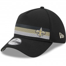 Бейсболка New Orleans Saints New Era Flawless Stripe 39THIRTY - Black