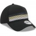 Бейсболка New Orleans Saints New Era Flawless Stripe 39THIRTY - Black