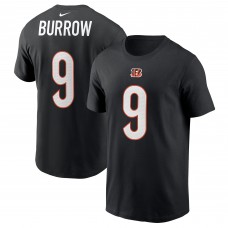 Футболка с номером Joe Burrow Cincinnati Bengals Nike - Black