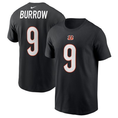 Футболка с номером Joe Burrow Cincinnati Bengals Nike - Black