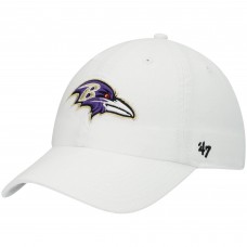 Бейсболка Baltimore Ravens 47 White Clean Up
