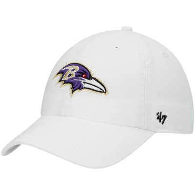 Бейсболка Baltimore Ravens 47 White Clean Up