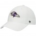 Бейсболка Baltimore Ravens 47 White Clean Up