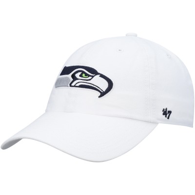 Бейсболка Seattle Seahawks 47 Clean Up - White