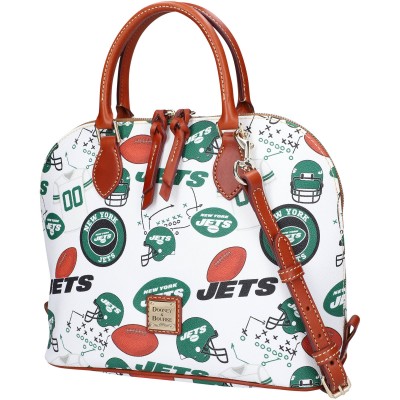 WoNew York Jets Dooney & Bourke Gameday Zip Zip Satchel