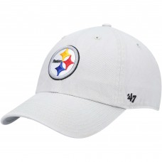 Бейсболка Pittsburgh Steelers Logo Clean Up - Gray
