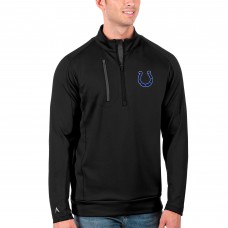 Кофта с короткой молнией Indianapolis Colts Antigua Generation - Black/Charcoal