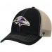 Бейсболка Baltimore Ravens 47 Black/Natural Trawler Trucker