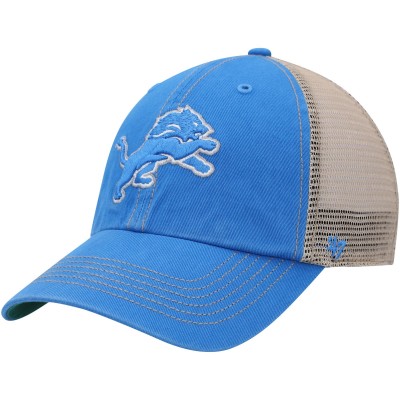 Detroit Lions 47 Blue/Natural Trawler Trucker Clean Up Snapback Hat