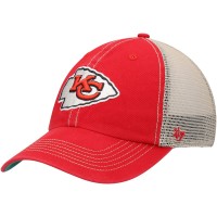 Kansas City Chiefs 47 Red/Natural Trawler Trucker Clean Up Snapback Hat