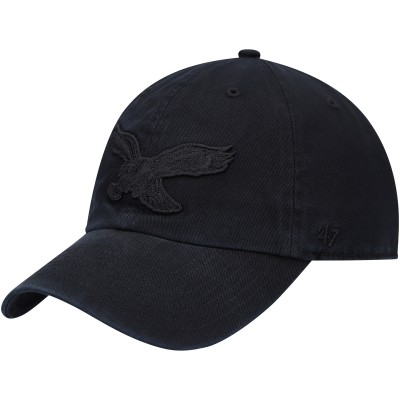 Бейсболка Philadelphia Eagles 47 Tonal Team Clean Up Historic Logo - Black