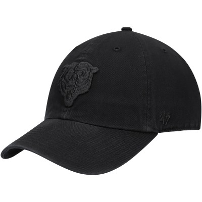 Бейсболка Chicago Bears 47 Black Team Tonal Clean Up