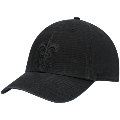 Бейсболка New Orleans Saints 47 Black Team Tonal Clean Up