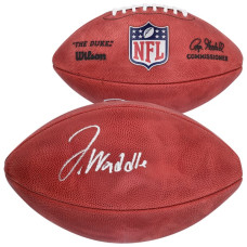 Jaylen Waddle Denver Broncos Autographed Fanatics Authentic Wilson Duke Full Color Football