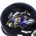 Autographed Baltimore Ravens Rashod Bateman Fanatics Authentic Riddell Speed Mini Helmet