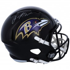 Autographed Baltimore Ravens Rashod Bateman Fanatics Authentic Riddell Speed Replica Helmet