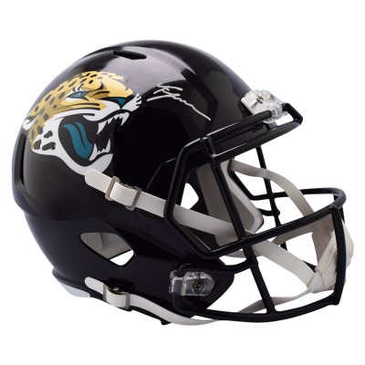 Autographed Jacksonville Jaguars Trevor Lawrence Fanatics Authentic Riddell Speed Replica Helmet