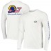Los Angeles Rams Vineyard Vines Whale Helmet Team Long Sleeve T-Shirt - White - оригинальная атрибутика Лос-Анджелес Рэмс