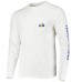 Los Angeles Rams Vineyard Vines Whale Helmet Team Long Sleeve T-Shirt - White - оригинальная атрибутика Лос-Анджелес Рэмс