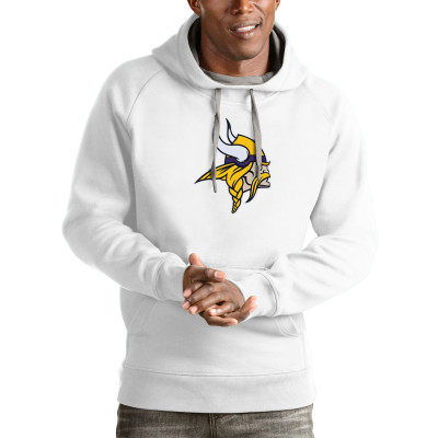 Толстовка с капюшоном Minnesota Vikings Antigua Victory- White