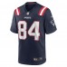 Игровая джерси Kendrick Bourne New England Patriots Nike Game - Navy