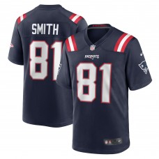 Игровая джерси Jonnu Smith New England Patriots Nike Game - Navy