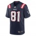 Игровая джерси Jonnu Smith New England Patriots Nike Game - Navy