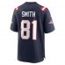 Игровая джерси Jonnu Smith New England Patriots Nike Game - Navy