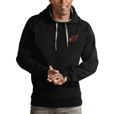 Толстовка с капюшоном Arizona Cardinals Antigua Logo Victory- Black