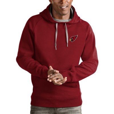 Толстовка с капюшоном Arizona Cardinals Antigua Logo Victory- Cardinal