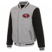 Куртка на кнопках San Francisco 49ers JH Design Reversible Fleece - Gray/Black
