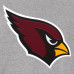 Куртка Arizona Cardinals JH Design Gray/Black Reversible Fleece Full-Snap