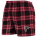 Трусы Atlanta Falcons Concepts Sport Takeaway Flannel - Black/Red