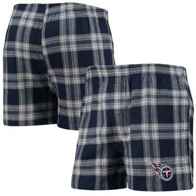 Трусы Tennessee Titans Concepts Sport Takeaway Flannel - Navy/Silver