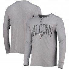 Футболка Atlanta Falcons Concepts Sport Takeaway Henley Long Sleeve Sleep - Gray
