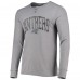 Carolina Panthers Concepts Sport Gray Takeaway Henley Long Sleeve Top