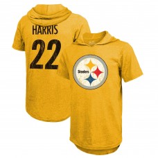 Футболка с капюшоном Najee Harris Pittsburgh Steelers - Gold