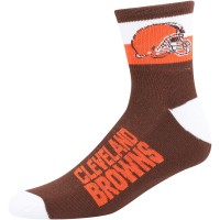 Mens Cleveland Browns LaRaya Quarter-Length Socks