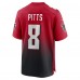 Игровая джерси Kyle Pitts Atlanta Falcons Nike Alternate - Red