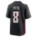 Игровая джерси Kyle Pitts Atlanta Falcons Nike 2021 NFL Draft First Round Pick Game - Black