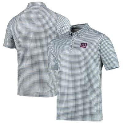 Поло New York Giants Antigua Deliver Button-Down - Gray/Royal