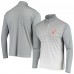 Кофта San Francisco 49ers Antigua Throwback Cycle - Heathered Gray/White