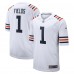 Игровая джерси Justin Fields Chicago Bears Nike 2021 NFL Draft First Round Pick Alternate Classic - White