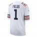 Игровая джерси Justin Fields Chicago Bears Nike 2021 NFL Draft First Round Pick Alternate Classic - White