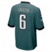 Игровая джерси DeVonta Smith Philadelphia Eagles Nike Game - Midnight Green