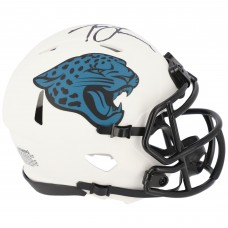 Autographed Jacksonville Jaguars Trevor Lawrence Fanatics Authentic Riddell Lunar Eclipse Alternate Speed Mini Helmet
