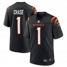 Игровая джерси JaMarr Chase Cincinnati Bengals Nike - Black